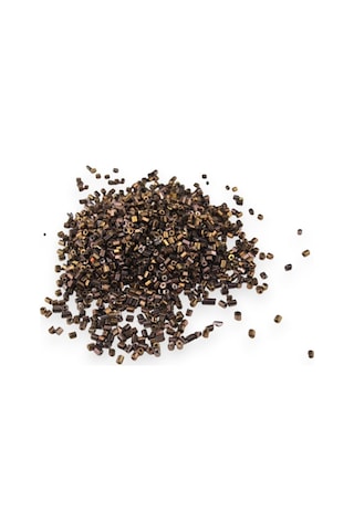 Kahve Kaplama 5x4 Mm Büyük Kesme Boncuk 50 Gr