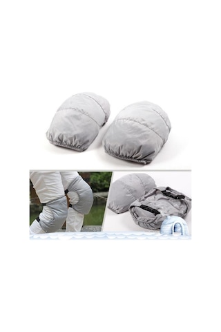 Pazly Suntek Ayarlanabilir Aşağı Dizlik Rüzgar Geçirmez Gümüş Renk Gümüş