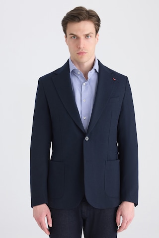 D's Damat Ds Damat Slim Fit Lacivert Diyogonal Kumaş Ceket 5hc04ır06494m 101