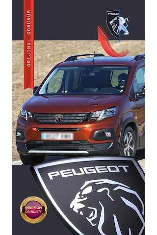 Peugeot Yeni Aslan 3d Logo Ön Izgara