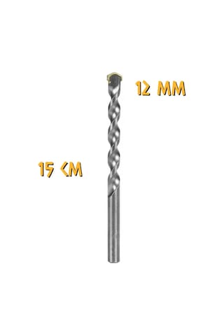 Kupa Tyson Beton-duvar Delici Elmas Matkap Ucu - 12 Mm. - 15 Cm. - 2 Adet