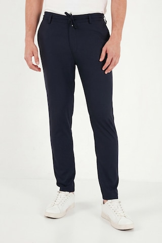 Buratti Slim Fit Dar Paça Bağlamalı Pantolon Erkek Pantolon 6843657 Lacivert