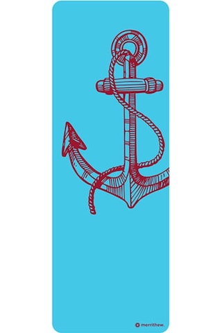 Merrithew Health & Fitness  Mat - Pilates & Yoga  Mat. Anchor Blue