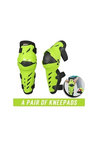 Pro Biker 800962 Mafsallı Darbelere Karşı Dayanıklı Motorsiklet Dizlik Yeşil