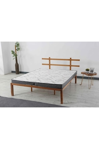 Sitehome Divan Hemnes Uyumlu Katlanır Ortopedik Bamboo Fonksiyonel 10cm Sünger Yatak