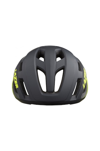 Lazer Strada Kineticore Yol Kask Mat Koyu Gri Flash Sarı L 58/61cm Siyah