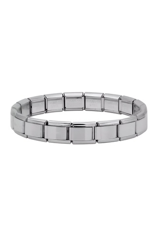 Çelik Kişiselleştirilebilir Italyan Charm Bileklik - Paslanmaz Çelik Silver