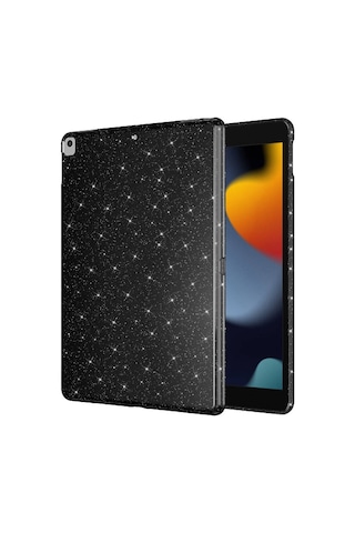 Xemu Apple Uyumlu iPad 10.2 8 Nesil Simli Parlak Görünümlü Tablet Koton Kılıf-p Tablet Kılıfı