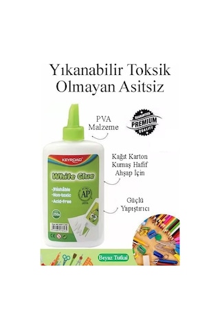 Beyaz Tutkal 120 Gr 3 Adet Keyroad Beyaz Mobilya Tutkalı 120 Gr Ahşap Tutkalı Su Bazlı Çok Amaçlı Beyaz Tutkal