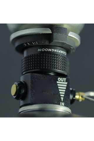 Dofolink Dağcı Düz Gaz Tankı İle Kartuşlı Ocak Arayüzü Bağlantı Adaptörü - Siyah Alüminyum Alyuminyum, Hızlı Montaj, Gaz Sızıntısı Yok Siyah