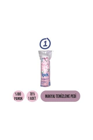 İpek Makyaj Temizleme Pedi 70'li