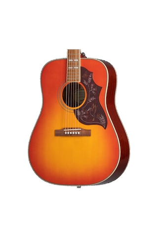 Epiphone Hummingbird Studio Elektro Akustik Gitar Faded Cherry Sunburst