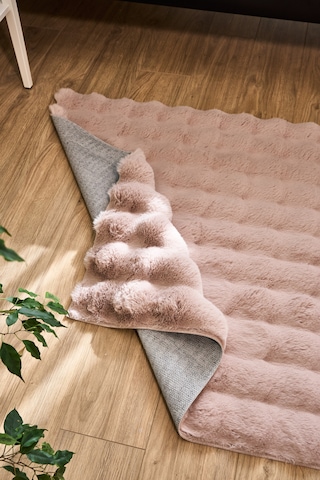 Yünteks Bubble Kabartmalı Peluş Post Halı 120x180 Pudra