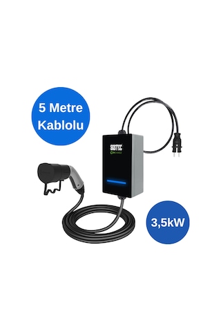 Sgstec Ev 3.5Kw 16A Taşınabilir Elektrikli Araç Şarj Cihazı