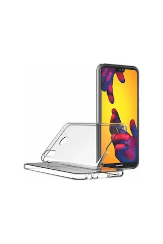 Huawei P 20 Lite Çift Taraflı Silikon Kılıf Şeffaf