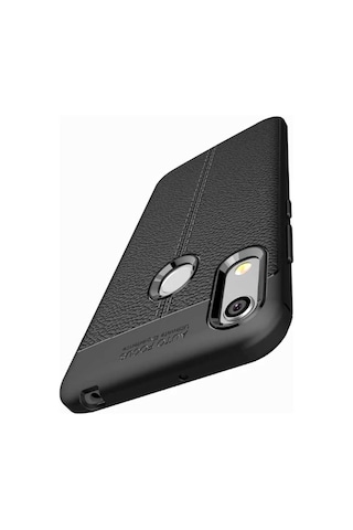 Huawei Honor 8A Kılıf Deri Tarzı Niss Silikon Case