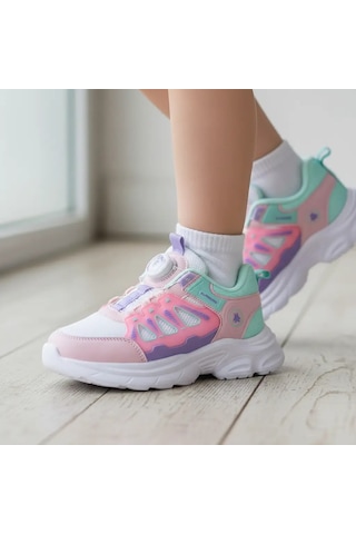 Tuğba Ortopedi 304 Çocuk Rahat Sneaker Pudra