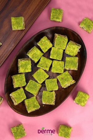 Derme Online Lokum Baklava Toz Fıstıklı Çikolatalı 275 G