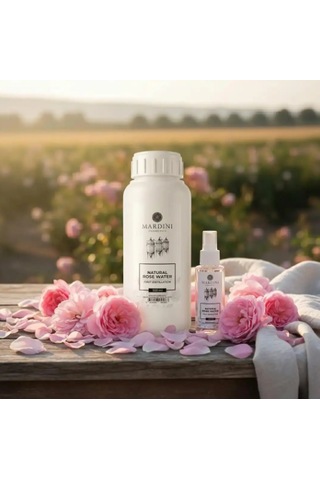 Doğal Gül Suyu 500 Ml - %100 Saf Gül Suyu & Hediye Sprey Şişe Seti