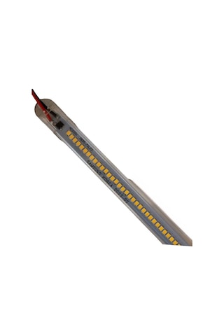 220 Volt 2835 Çubuk Led 30 Cm Kasalı Dim Edilebilir Bar Led 220v Gün Işığı 3000-3200k-şeffaf Cam