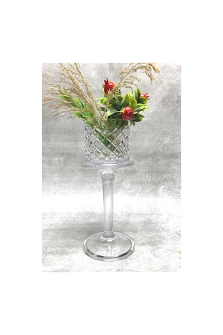 El Yapımı Gözde Kafes Model Ayaklı Sunumluk 10x30 Cm