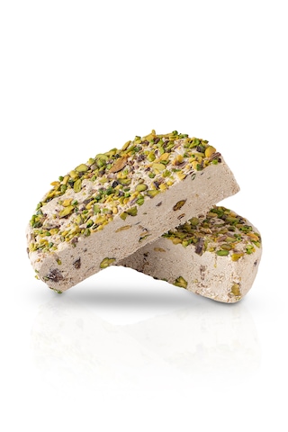 Şeker İlavesiz Antep Fıstıklı Tahin Helvası 450 Gr - Yerli Fethiye Tahininden Şeker İlavesiz Antep Fıstıklı Tahin Helvası 450 Gr - Yerli Fethiye Tahininden