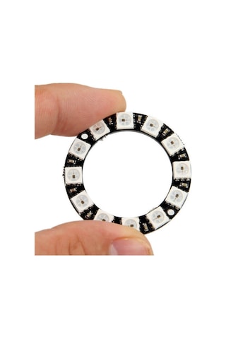 12 Bit Neopixel Halka Ring Ws2812b 5050 Rgb Led Modül 12 Li Dijital Adreslenebilir Lamba Programlana