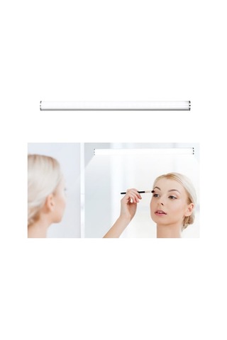 Dancemonkey Cbtx Mfl-01 Vantuz Monteli Ayna Ön Makyaj Dolgu Işı, Şarj Edilebilir Alüminyum Alaşımlı Işık Çubuğu Beyaz