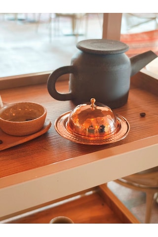 Modabakir Kahve Yanı Sunumluk Lokumluk Bakır 1000235