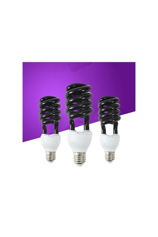 Vkemall 110v 20w E27 Uçaklı Böcek Tutucu Işık, 365nm Siyah Işık, Kimyasız, Çiftlik/ Bahçe/ Hayvan Yetiştirme İçin Uygun