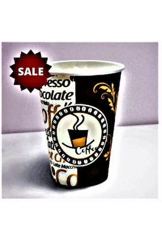 12 oz Latte Frappe Karton Kahve Bardak 300 ml 200 Adet