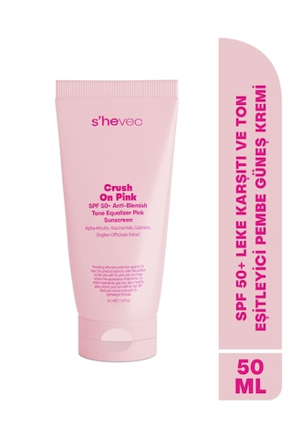 Crush On Pink - Spf 50+ Leke Karşıtı Ve Ton Eşitleyici Pembe Güne