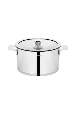 Schafer Steel Pro Çelik Tencere Seti 8 Parça-ınox Inox