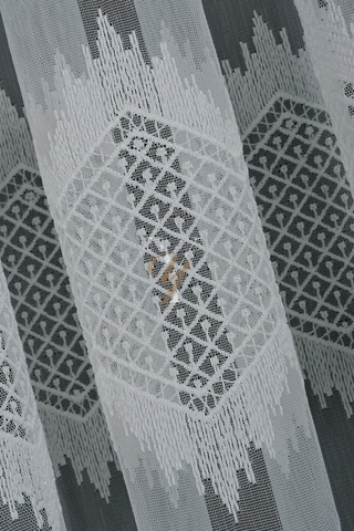 12p9480 Tül Perde V-fikse Ekru