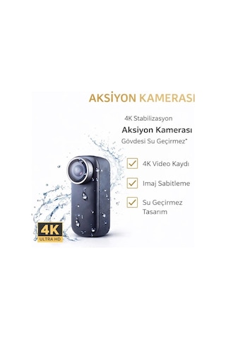 Mini Aksiyon Kamerası Renkli