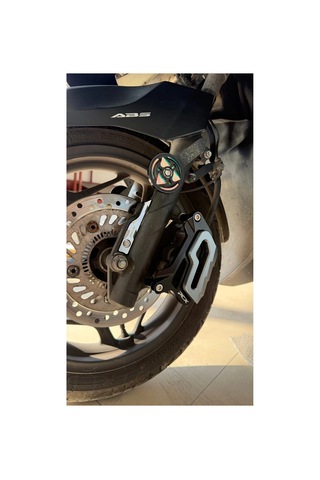Honda Pcx Gri Renk Abs Sensör Koruyucu, Kaliper Koruyucu, Reflektör Üçlü Set