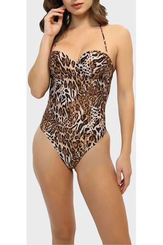 Guess Bayan Mayo E4gj26 Mc04r P122 Leopar