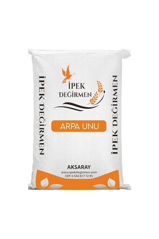 İpek Değirmen Arpa Unu Doğal Taş Değirmen Katkısız Geleneksel Arpa Unu 10 KG