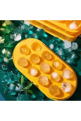 13 Bölmeli Kristal Buz Yapma Kalıbı Çok Renkli