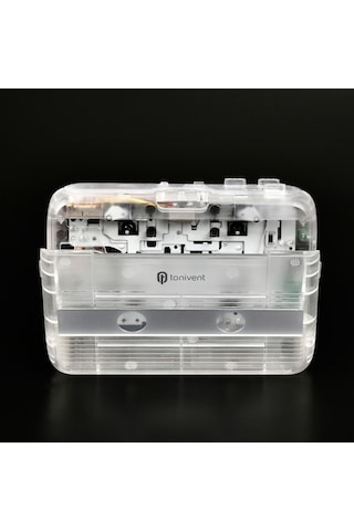 Lemestar Taşınabilir Şeffaf Kaset Çalar & Fm Radyo - Bluetooth Ve Aux Bağlantılı