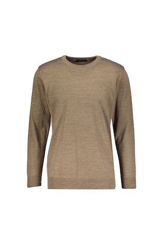 Finesuits Erkek Düz Yünlü Kazak 2422201003.dzoyr Vizon