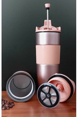 Tohana French Press Termos Kupa Gold 45 Ml