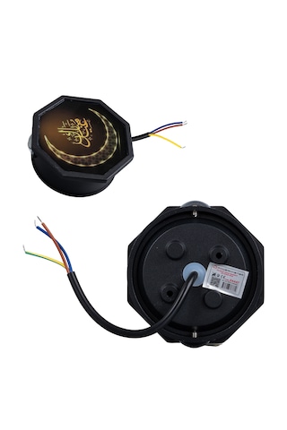 Powermaster 3000k Hilal Dekoratif Led Duvar Aplik Siyah