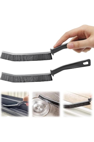 3 Adet Çok Amaçlı Detay Temizlik Fırçası Banyo Lavabo Mutfak İnce Fırça