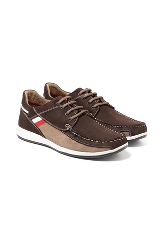 Sneaker Erkek Og-419 John May Kahve Nubuk Kahverengi