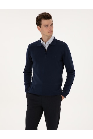 Pierre Cardin Erkek Açık Lacivert Kazak /triko 50314191-vr059 Açık Lacivert