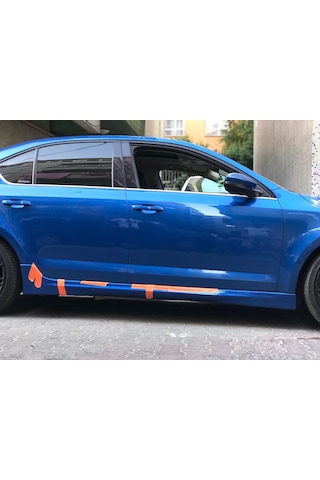 Skoda (Plastik) Octavia Yan Marşpiyel