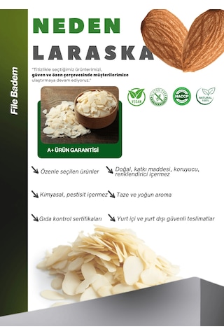 File Badem 250g Almond Flakes Taze Yeni Mahsül 250 G