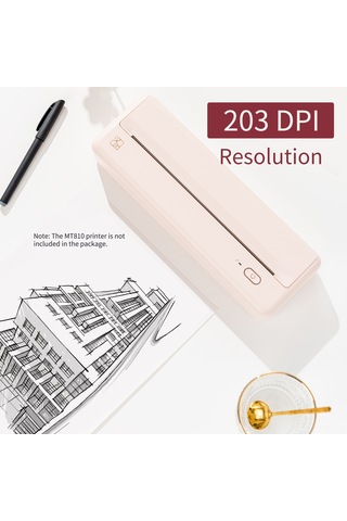 Fosenze Mt810 Termal Kağıt 2'li Paket - A4 Boyut, 25 Sayfa/rulman, 10 Yıllık Saklama Süresi, Bisfenol A Yok