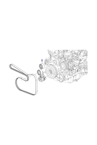 Opel Zafira C 1.6 Dizel Motor V Kayışı Avare Sabit Bilya Psa Marka 55571052